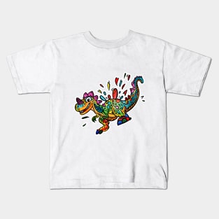 Dinosaur Rainbow Kids T-Shirt